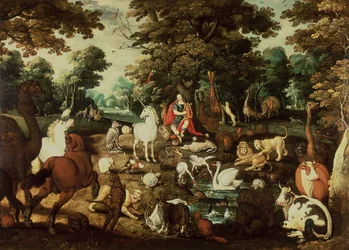 Orpheus Charming the Animals